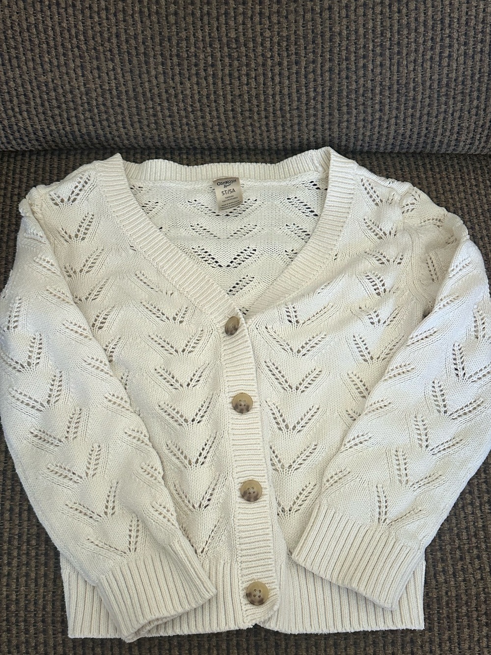 Girls OshKosh B’gosh knit cardigan sweater